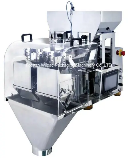 High Speed 4-Head Linear Weigher for Food Granule Packing Machine