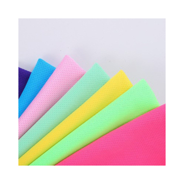 Single Jersey 4-Way Stretch Quick Dry Sportswear Fabric - 90% Polyester 10% Spandex with Bird Eye Mesh