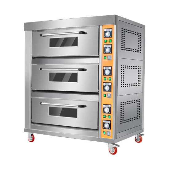 Industrial 3 Deck 6 Tray Oven