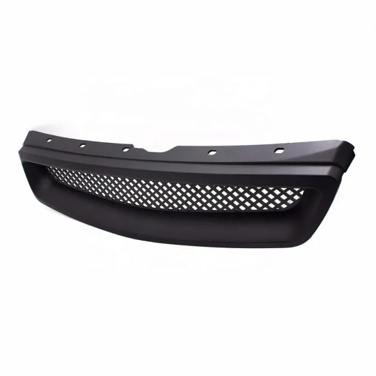 Black ABS Racing Car Front Grille for 1999-2000 Honda Civic Type R