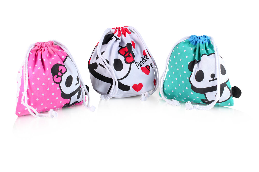 wholesale cotton favour bags with dots gifts