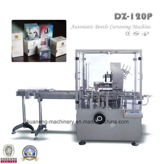 Cosmetic Automatic Bottle Cartoning Machine (DZ-120P)