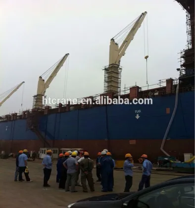 50t @ 35M Marine Hydraulic Deck Shipyard Crane