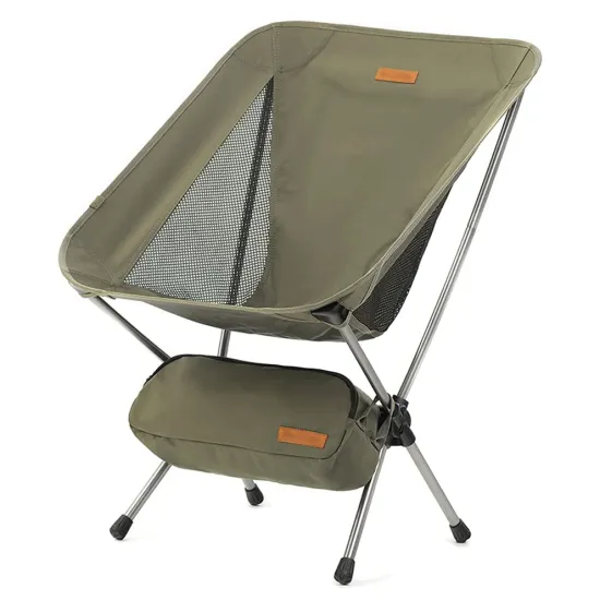 Outdoor Portable Folding Moon Chair for Camping and Beach