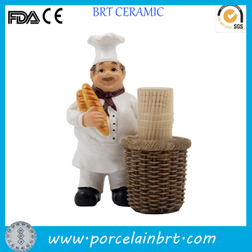 Collective chef toothpick holder Kitchen Decoration