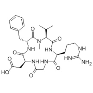 Name: Cyclo(L-arginylglycyl-L-a-aspartyl-D-phenylalanyl-N-methyl-L-valyl) CAS 188968-51-6