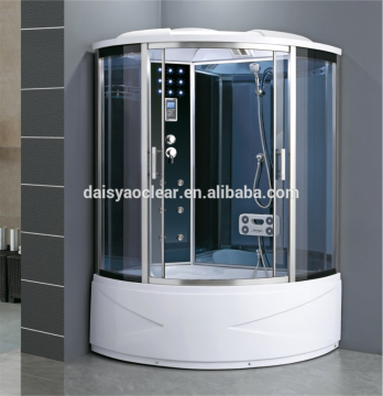 Shower room & shower enclosure & shower cabin & Unique blue glass design