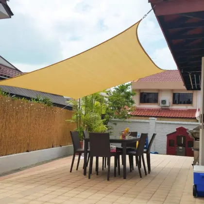 outdoor sun shade sails