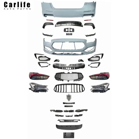 Popular Auto Body Kit Bumpers for Maserati Quattroporte Facelift 2013-2017 to 2023 Trofeo