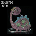 Coronas de desfile de tortuga personalizada de diamantes de imitación