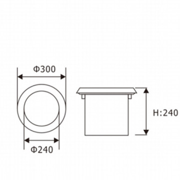 LEDER Högkvalitativt landskap 54W LED Inground-ljus