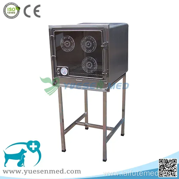 Stainless Steel Vet Oxygen Cage Ysvet610A