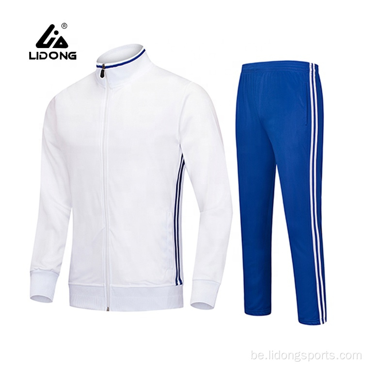 Lidong Custom Высокая якасць TrackSuit Апошняя мода Пусты Велюр Tracksuit