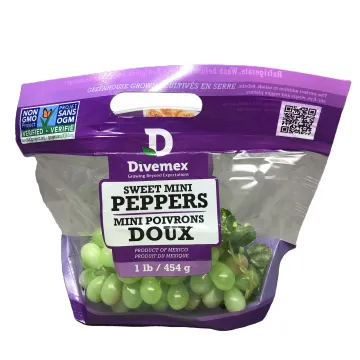 Top Quality Perforated Plastic Ziplock Bags For Grapes Plastic Packaging Bag