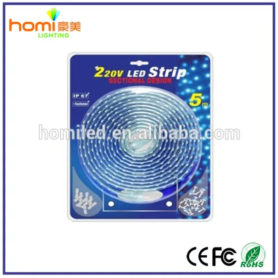 $8.15 SMD5050 5m bilster packing waterproof 220V high-voltage led strip