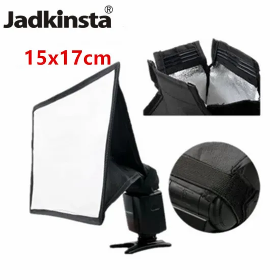 15x17cm Universal Camera Speedlight Flash Diffuser Softbox for Canon Nikon Yongnuo YN-560 III 430EX 580EX II 600EXSB600 SB900
