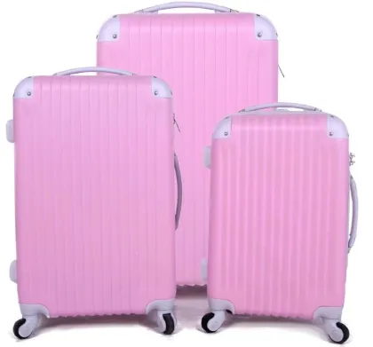 abs +pc colorful cute suitcase set