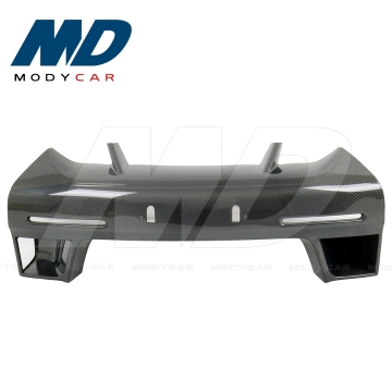 Wald Style Carbon Fiber Front Bumper Nose Cover for 2008-2011 Nissan R35 GTR