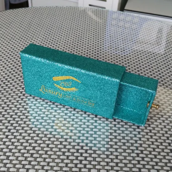 Custom mink eyelashes box packaging