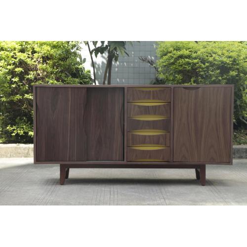 Modern Cabinet Finn Juhl walnut livingroom cabinet Supplier