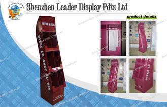 Three Tier Heavy Duty Corrugated Cardboard Floor Display St