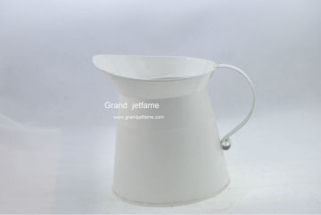 homeware white antique imitation with handle metal jug