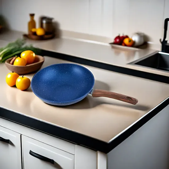 Multi-Sized Nonstick Carbon Steel Deep Frying Pans and Cookware Set