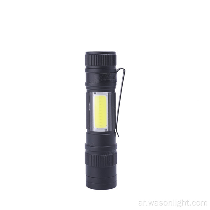 جديد ضوء EDC الجانب COB Mini AA Torch Light