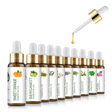 OEM Aromaterapi tanaman alami murni 10ml dengan minyak esensial oranye manis dropper untuk perawatan kulit