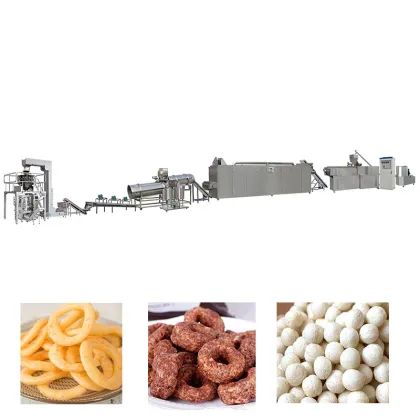 Puffs Snacks Extruder Crispy Puffed Snacks Machine