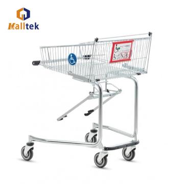 Supermarket Disabled People Shopping Trolley