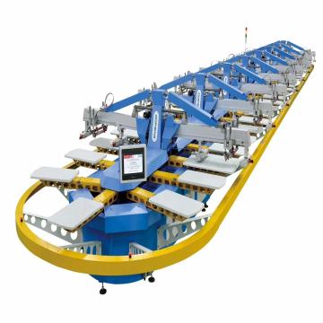 KINWAH Hot Sale Oval Digital Auto T-Shirt Screen Printing Machine