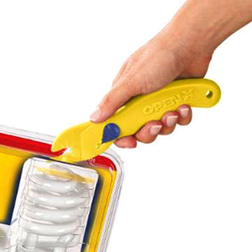 Open X dual blade packing opener, easy to cut plastic