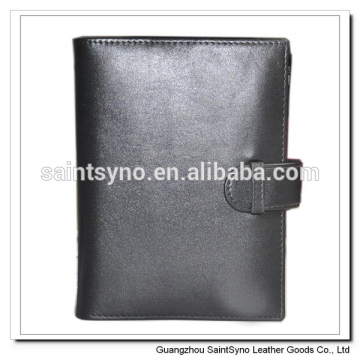 12003 Smooth leather travel pvc passport holder made in china