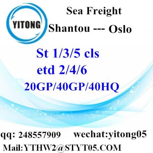 Shantou Freight Service to Oslo