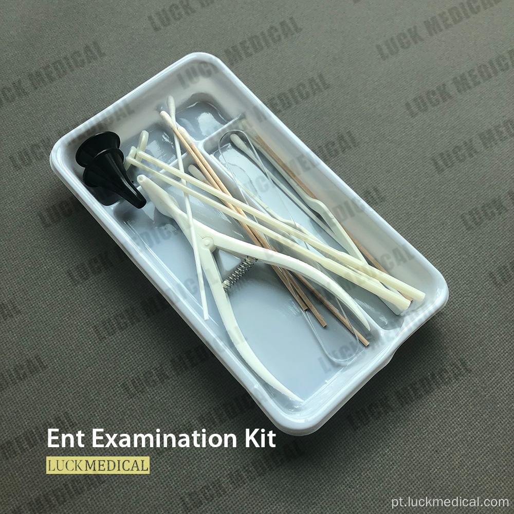 Kit de garganta de nariz de kit cirúrgico para examinar