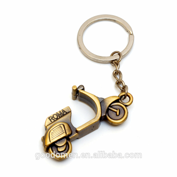 Hot Sale Portable Stainless Key Chain 3D Metal motorcycle Keychain
