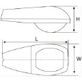 High pressure Sodium lamps Die cast aluminum housing