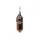 Gemstone Double Hexagon Point Copper Wire Wrapped Pendant Natural Stone Crystal Hexagon Pendants for DIY Jewelry Making Gift