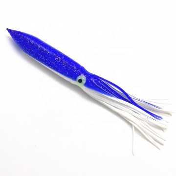 MISTER LURE 30cm 55g Luminous Soft Squid Bait for Octopus Fishing Lure - Saltwater