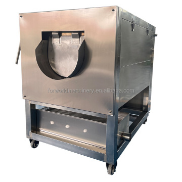 High-Volume Potato Washing and Peeling Machine for Commercial Vegetable Processing
