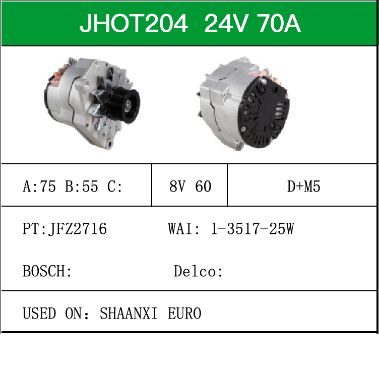 Alternator-Catalogue-JHOT204-X