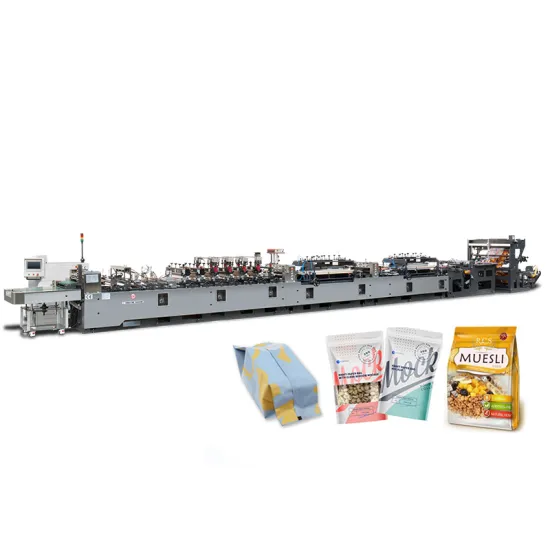 Fin Central T Sealing Pouch Making Machine for Multifunctional Pet Food Packaging