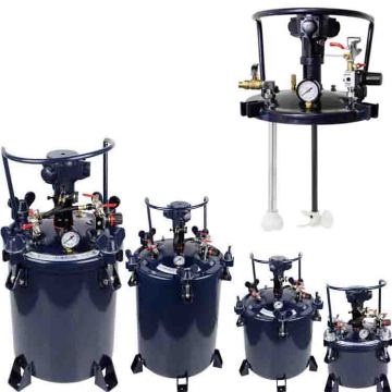 40 Liters Spray Paint Pressure Pot with Air Powered Mixer