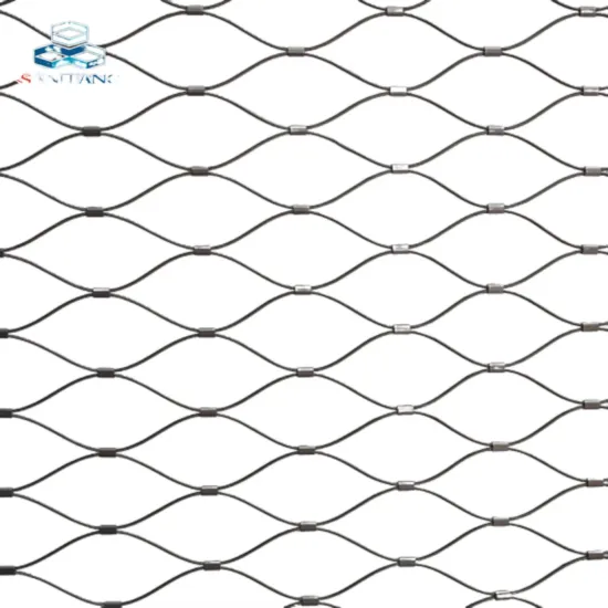 Customizable 7x7mm Stainless Steel Wire Rope Mesh: Structural Cable Netting