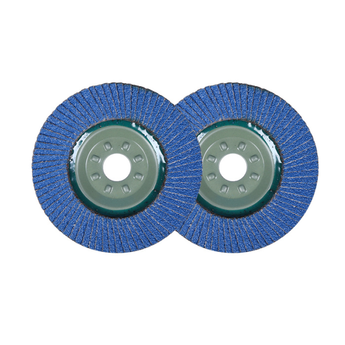 Rueda de aleta abrasiva de óxido de aluminio de Zirconia para moler