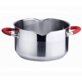 Stainless Steel easy pour pot with Strainer Lid