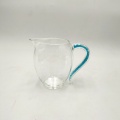 thermostability clear glass tea cup with handle