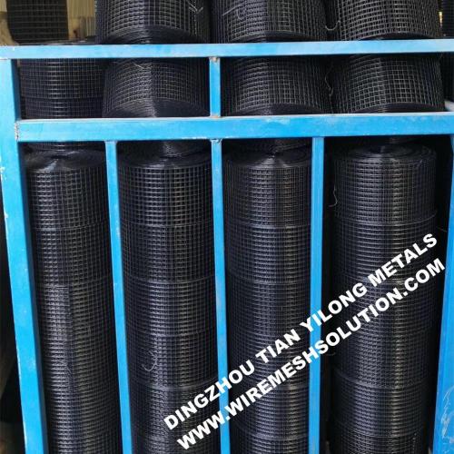 Black PVC Coated Welded Wire Mesh for Lobster