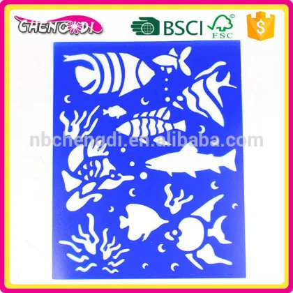 super style 2016 new style imperial crown drawing pp stencil